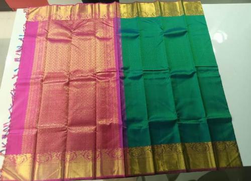 ARNI SILK HALF FINE ZARI SAREE WITH BLOUSE